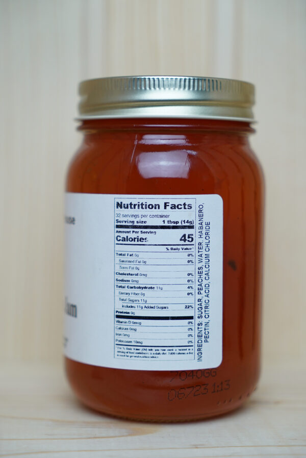 Peach Habanero jam