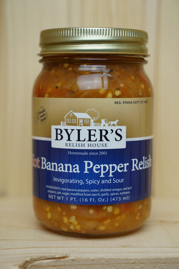 Hot Banana Pepper Relish