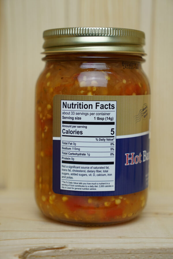 Hot Banana Pepper Relish
