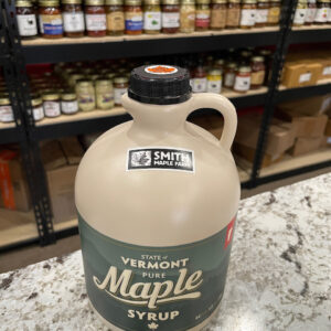 1 half-gallon grade A dark vermont maple syrup