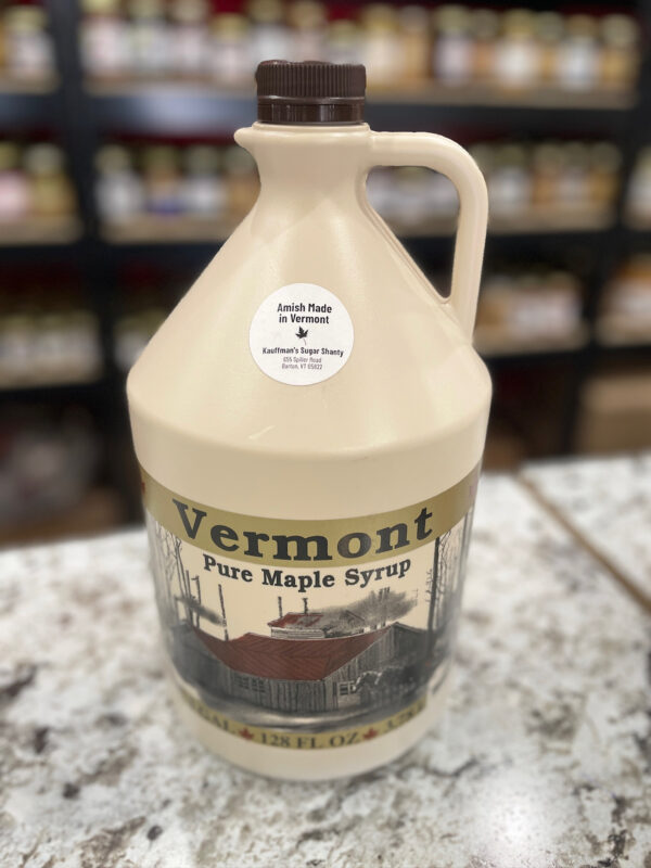 Amish Made Vermont Maple Syrup 1 Gallon